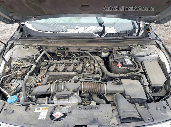 1HGCV1F16KA028274 2019 HONDA ACCORD Silver Вид задньої частини салону