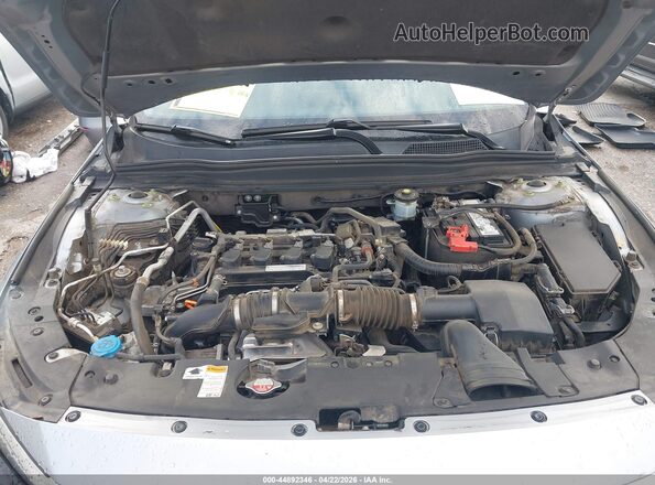 1HGCV1F16KA031854 2019 HONDA ACCORD Silver Rear view