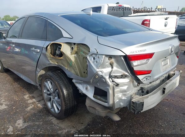 1HGCV1F16KA031854 2019 HONDA ACCORD Silver Front view