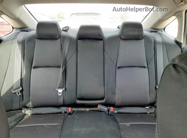 1HGCV1F16KA173038 2019 HONDA ACCORD White Widok tylnych siedzeń