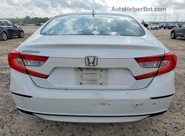 1HGCV1F16KA173038 2019 HONDA ACCORD White Widok z tyłu