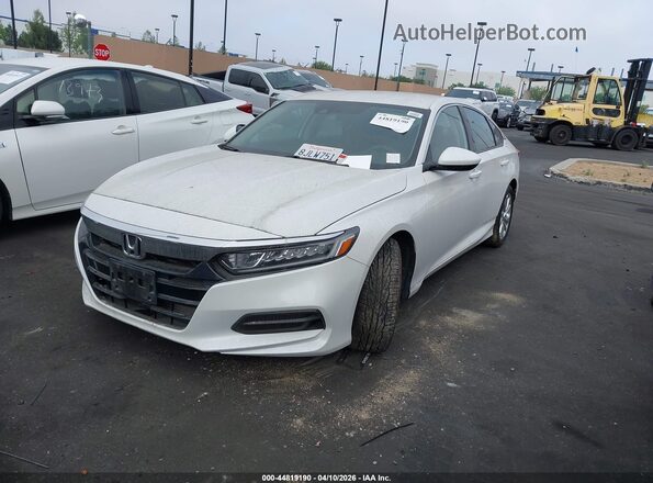 1HGCV1F17KA071926 2019 HONDA ACCORD White Vista tres cuartos delantera izquierda