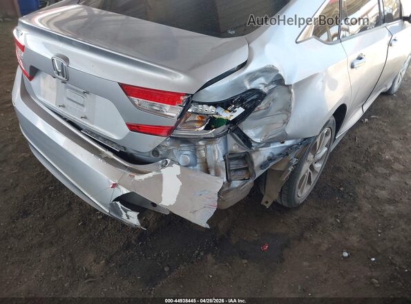 1HGCV1F17KA148391 2019 HONDA ACCORD Gray Դիմացի տեսք