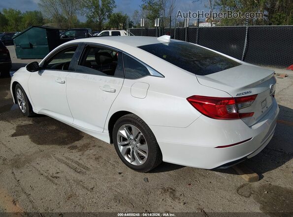 1HGCV1F18KA098746 2019 HONDA ACCORD White Հետևի ձախ