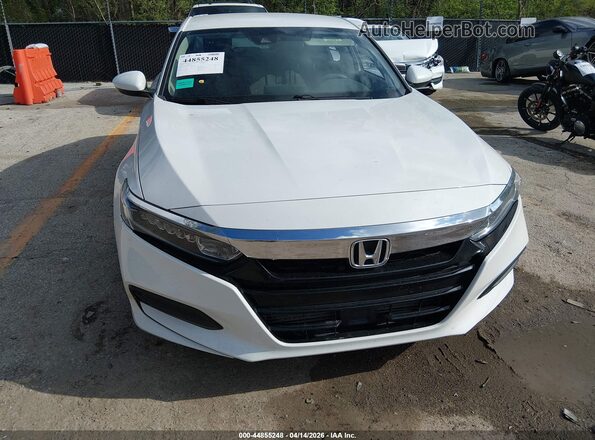 1HGCV1F18KA098746 2019 HONDA ACCORD White Դիմացի տեսք
