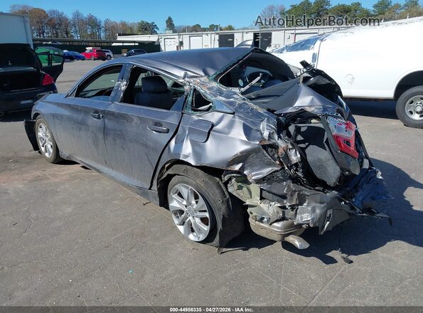 1HGCV1F1XKA144660 2019 HONDA ACCORD Gray Rear left