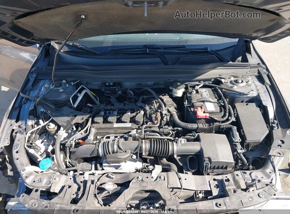 1HGCV1F1XKA144660 2019 HONDA ACCORD Gray Rear view