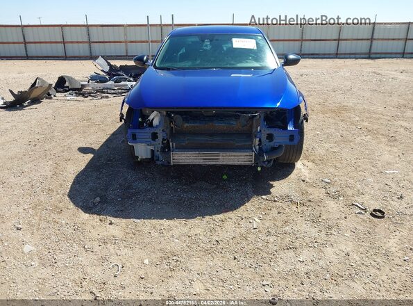 1HGCV1F30MA118752 2021 HONDA ACCORD Blue Front view