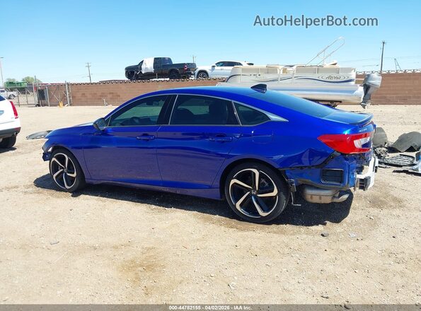 1HGCV1F30MA118752 2021 HONDA ACCORD Blue 