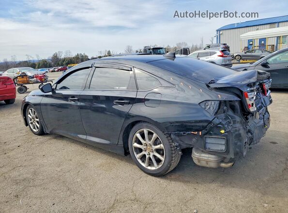 1HGCV1F31KA109037 2019 HONDA ACCORD Black Tył lewy
