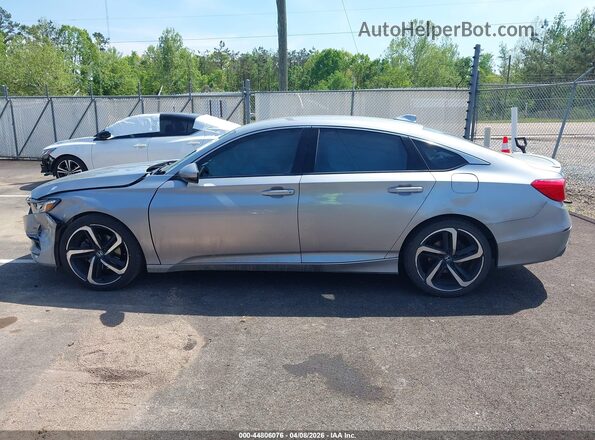 1HGCV1F31KA158979 2019 HONDA ACCORD Silver 