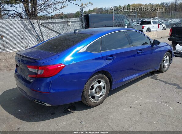 1HGCV1F31MA074390 2021 HONDA ACCORD Blue Հետևի աջ
