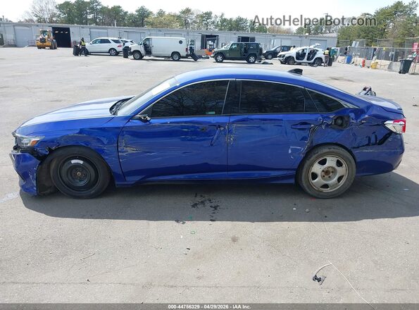 1HGCV1F31MA074390 2021 HONDA ACCORD Blue Սալոնի 360 աստիճան տեսք