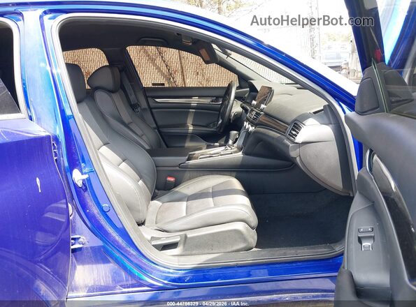 1HGCV1F31MA074390 2021 HONDA ACCORD Blue Սալոնի դիմացի տեսք