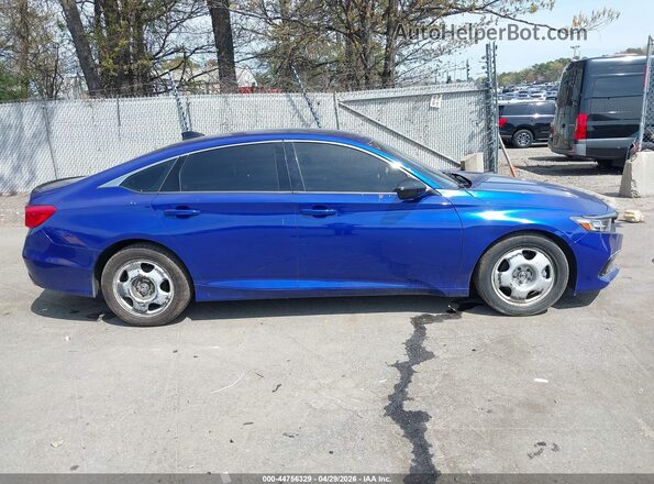 1HGCV1F31MA074390 2021 HONDA ACCORD Blue Սալոնի հետևի տեսք