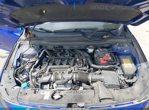 1HGCV1F31MA074390 2021 HONDA ACCORD Blue Հետևի տեսք