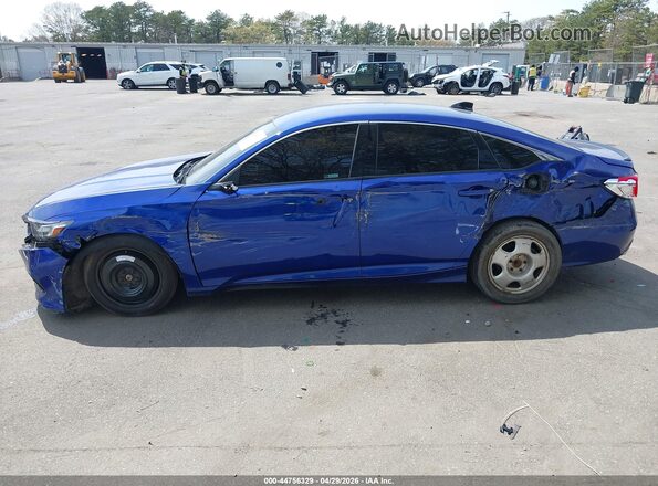 1HGCV1F31MA074390 2021 HONDA ACCORD Blue Դիմացի տեսք