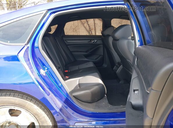 1HGCV1F31MA074390 2021 HONDA ACCORD Blue VIN կոդի պիտակի տեսք