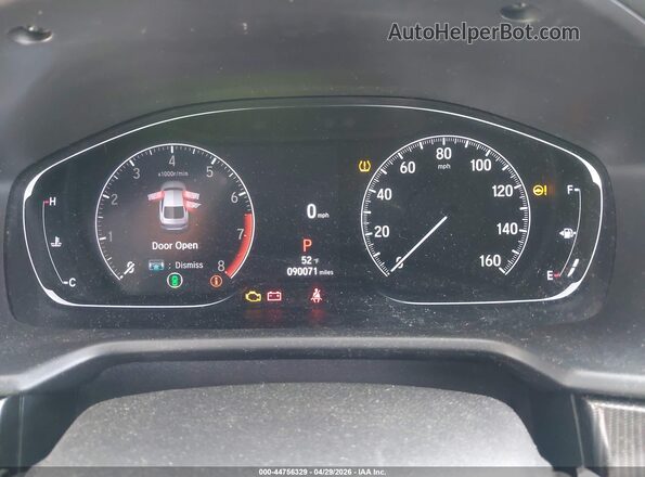 1HGCV1F31MA074390 2021 HONDA ACCORD Blue Հետևի նստատեղերի տեսք