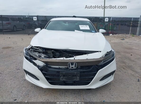 1HGCV1F32KA082317 2019 HONDA ACCORD Белый Вид щитка приборов