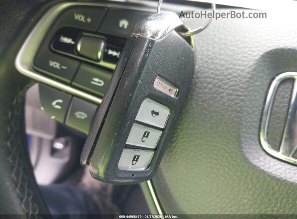 1HGCV1F32KA083080 2019 HONDA ACCORD Blue Вид панелі приладів