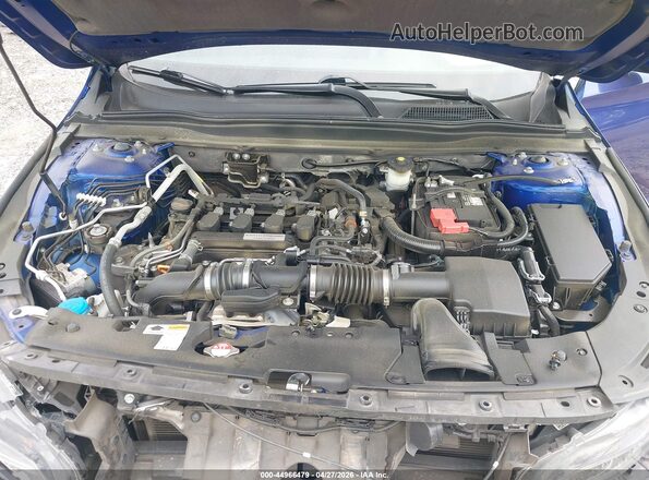 1HGCV1F32KA083080 2019 HONDA ACCORD Blue Вид ззаду