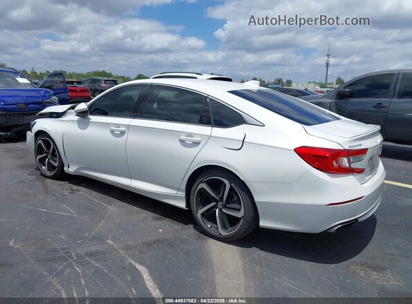 1HGCV1F32LA031871 2020 HONDA ACCORD White Rear left