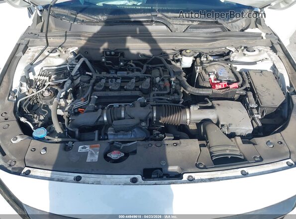 1HGCV1F32MA016076 2021 HONDA ACCORD White Rear view