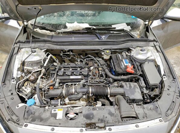 1HGCV1F33LA019938 2020 HONDA ACCORD Gray უკანა სალონის ხედი