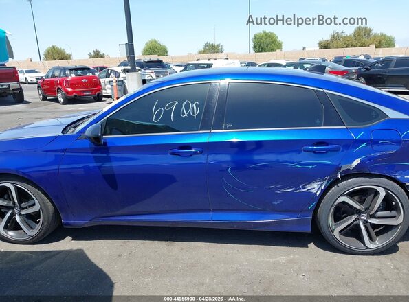 1HGCV1F34MA080717 2021 HONDA ACCORD Blue 
