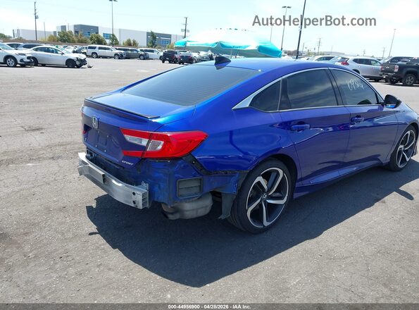 1HGCV1F34MA080717 2021 HONDA ACCORD Blue 