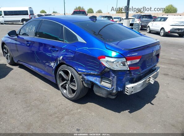 1HGCV1F34MA080717 2021 HONDA ACCORD Blue 