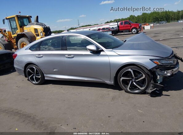 1HGCV1F35KA011323 2019 HONDA ACCORD Silver Панорамний вид салону 360°