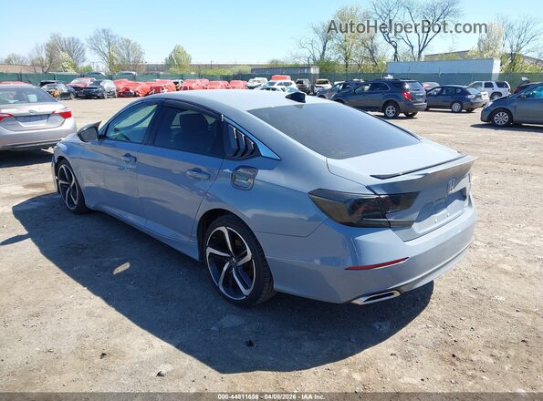 1HGCV1F35NA122054 2022 HONDA ACCORD Blue Rear left