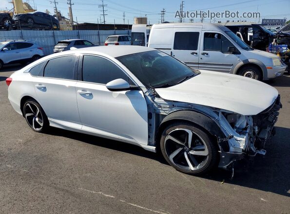 1HGCV1F36LA012630 2020 HONDA ACCORD White Delantero derecho