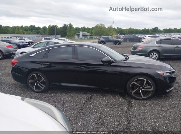 1HGCV1F36MA088320 2021 HONDA ACCORD Black სალონის 360-გრადუსიანი ხედი