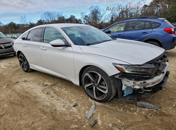 1HGCV1F37KA173597 2019 HONDA ACCORD White 