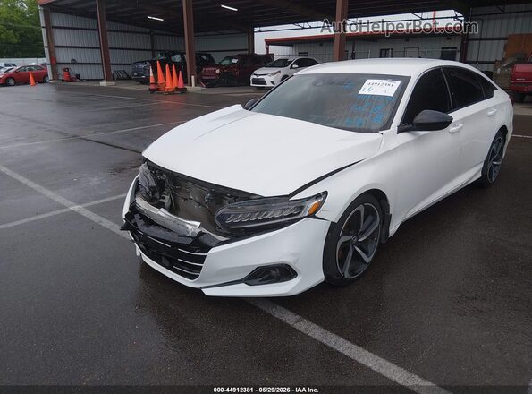 1HGCV1F37MA052992 2021 HONDA ACCORD White Vista frontal