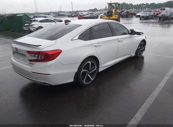 1HGCV1F37MA052992 2021 HONDA ACCORD White Trasero derecho