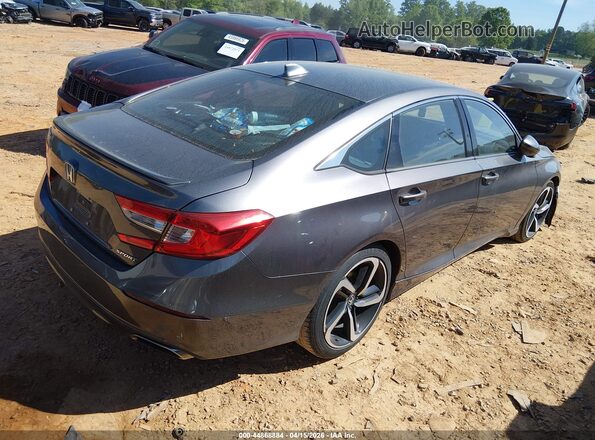 1HGCV1F38KA103171 2019 HONDA ACCORD Gray უკანა მარჯვენა