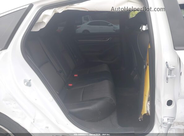 1HGCV1F38NA124154 2022 HONDA ACCORD White VIN կոդի պիտակի տեսք