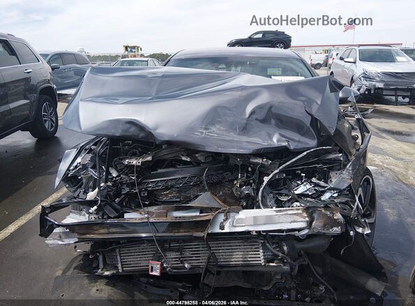 1HGCV1F39KA002270 2019 HONDA ACCORD Gray Вид спереду