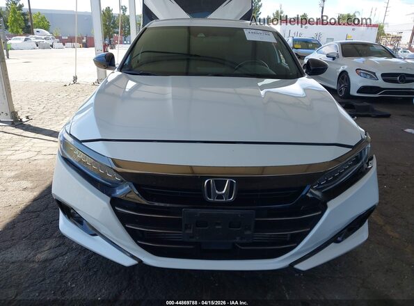 1HGCV1F3XMA074307 2021 HONDA ACCORD White 