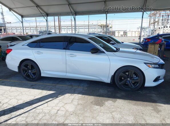 1HGCV1F3XMA074307 2021 HONDA ACCORD White 