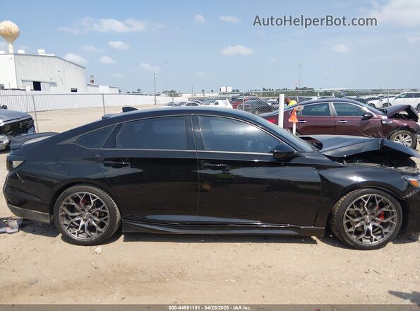 1HGCV1F3XMA118791 2021 HONDA ACCORD Black Панорамний вид салону 360°
