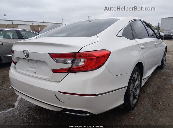 1HGCV1F41KA112965 2019 HONDA ACCORD White Rear right