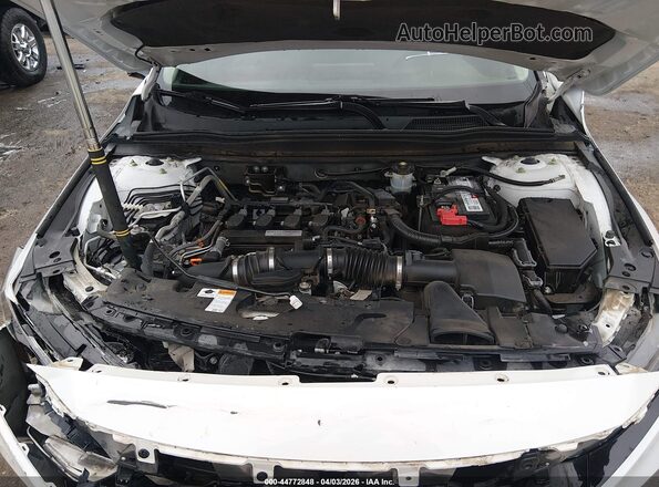 1HGCV1F41KA112965 2019 HONDA ACCORD White Rear view