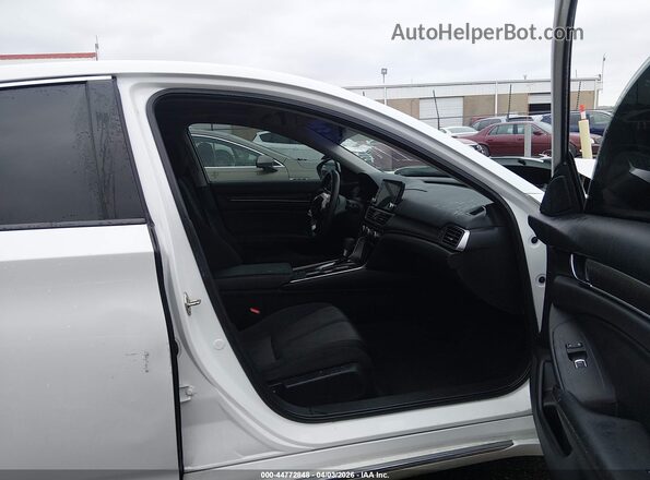 1HGCV1F41KA112965 2019 HONDA ACCORD White Front interior view