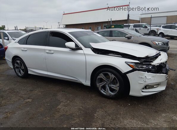 1HGCV1F41KA112965 2019 HONDA ACCORD White Rear interior view