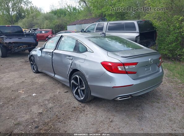 1HGCV1F44MA007548 2021 HONDA ACCORD Silver უკანა მარცხენა